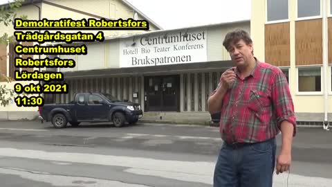 Demokratifest Robertsfors Lördag 9/10