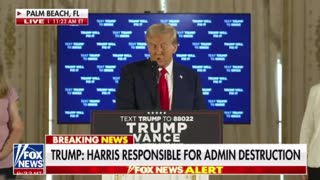 Trump: Harris is running on a campaign of hate