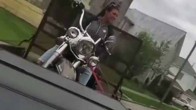 woman has fun in the trailer see what happens