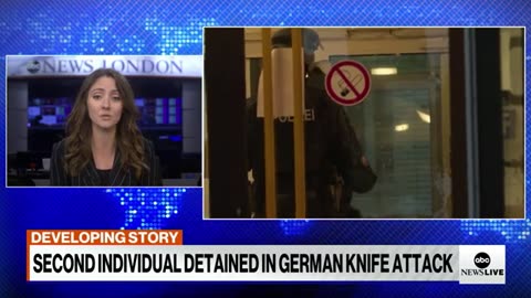 2nd person detained in German knife attack