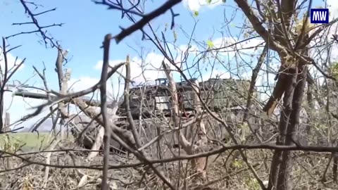The destruction of a US-made M1 Abrams tank