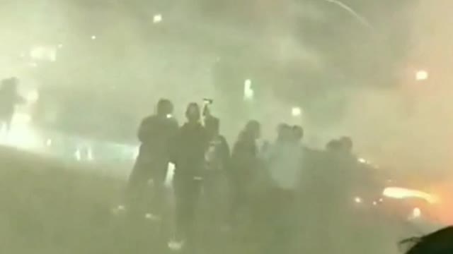 Street Racers Shut Down Busy Los Angeles Street for Donuts