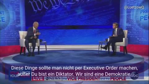 Biden zur Executive Orders Diktatur