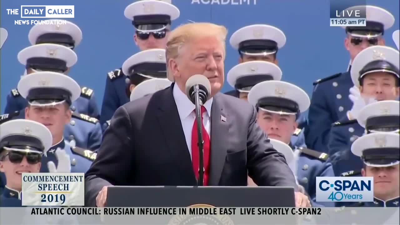 Trump Absolves All Air Force Cadets Of “Mischief”. 2019