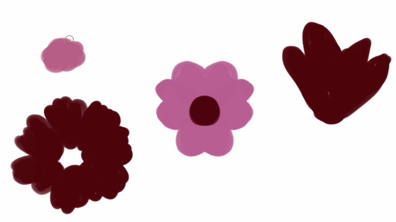 some flowers drawing