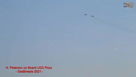 From Aboard U.S. Navy Destroyer USS ROSS