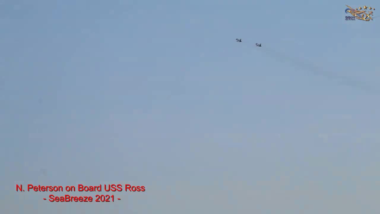 From Aboard U.S. Navy Destroyer USS ROSS