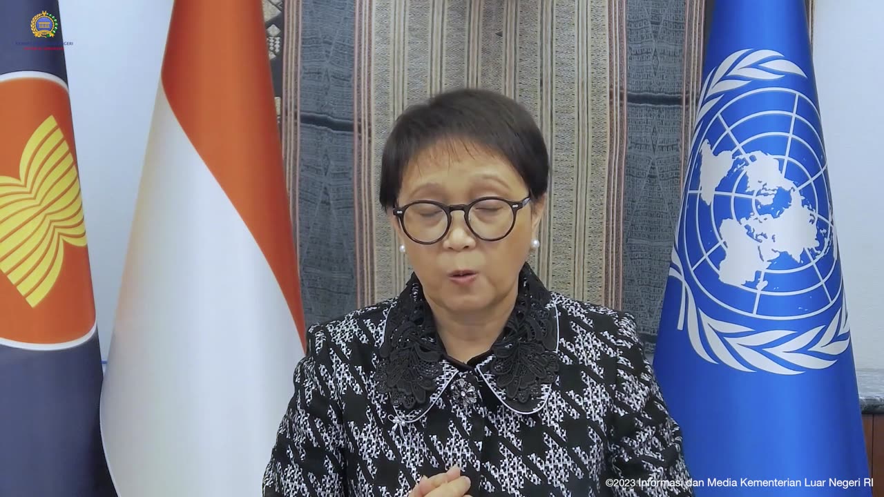 Press Briefing Menlu RI: Open Debate UNSC on the Question of Palestine, 23 Januari 2024