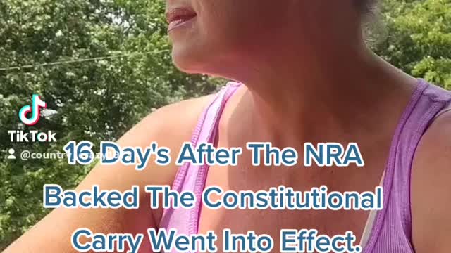 Constitutional carry does save lives but you won't hear about that in the media