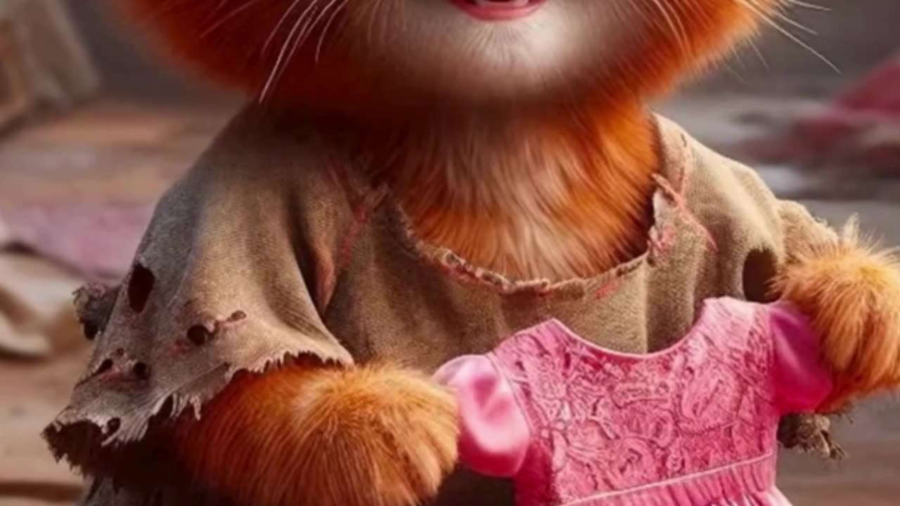 Poor cat Hard work make anyone smile