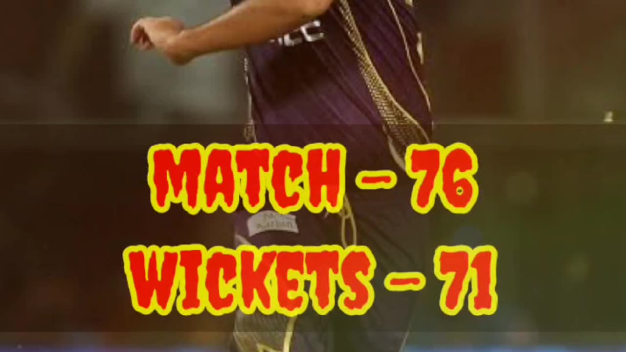 IPL MOST WICKETS FOR KKR