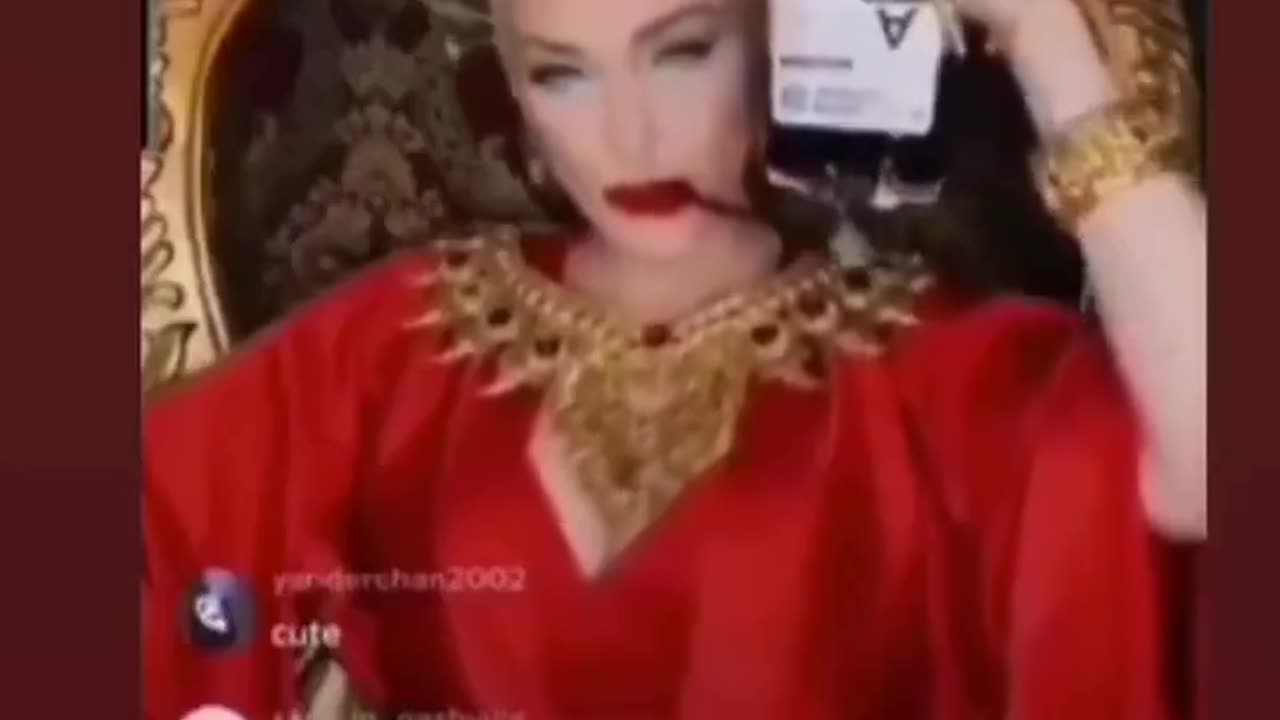 Madonna Drinking Blood