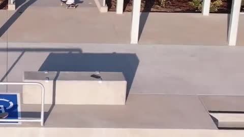 handsome skateboard action