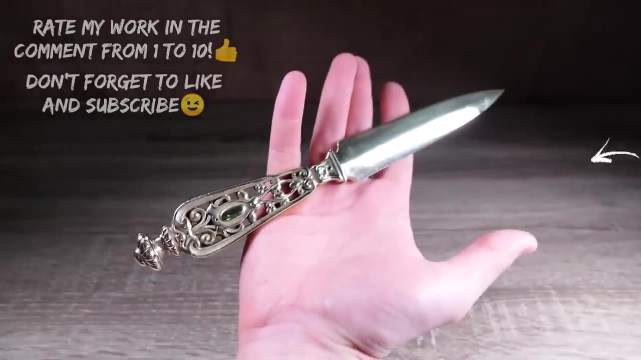 Very Beautiful and Rare Assassin's Dagger - Restoration ASMR