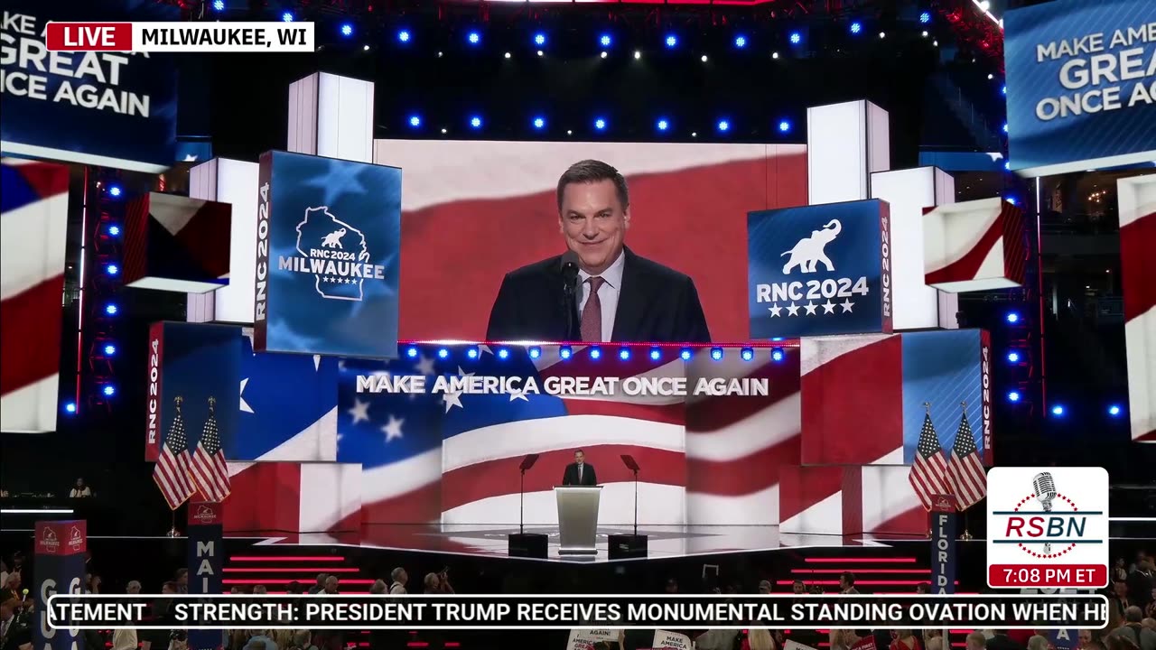 WATCH: Rep. Richard Hudson at 2024 RNC in Milwaukee, WI - 7/18/2024