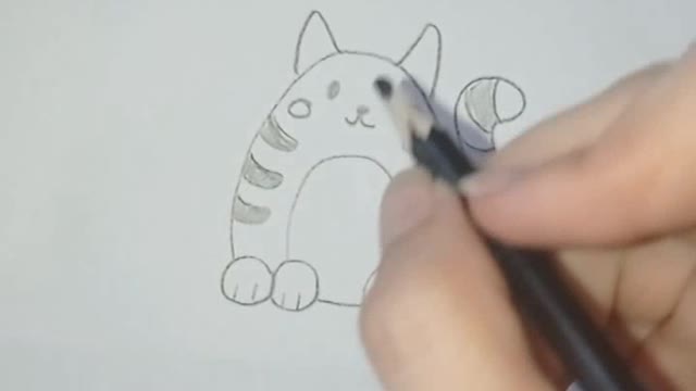 Easy Peasy Step by Step Drawing Tutorial for Beginner How To Draw Cute Cat