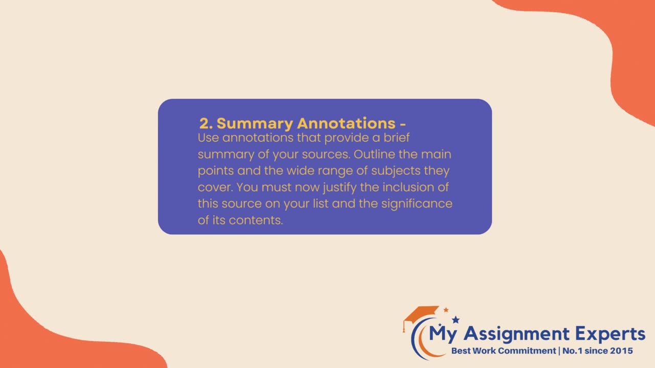 TYPES OF ANNOTATED BIBLIOGRAPHIES