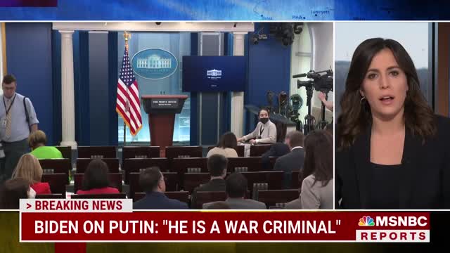 Biden On Putin: ‘He Is A War Criminal’