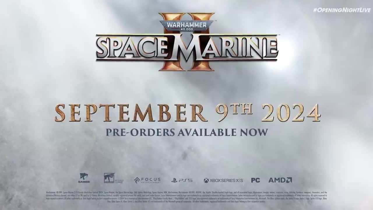 Warhammer 40,000 Space Marine 2 - Release Date Trailer | gamescom 2024