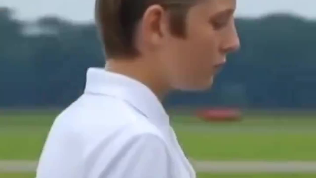 Footage of Barron Trump through the years