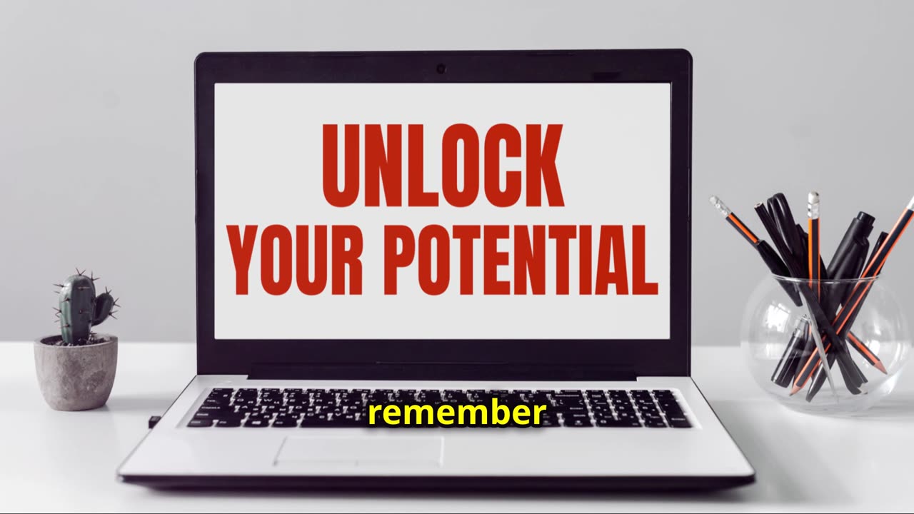 Unlock Your Potential Motivational Words