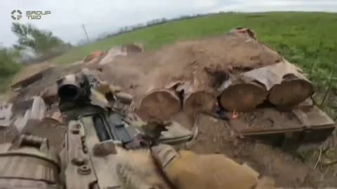 Ukrainians Repelling a Russian Assault on a Trench Complex