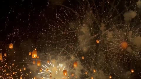 Evening scene of royal festival