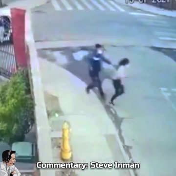 (Chile) He tried to rob her & he FINDS OUT while his getaway car pal takes OFF