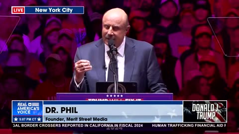 Dr. Phil Makes His Move, Speaks At MAGA Rally