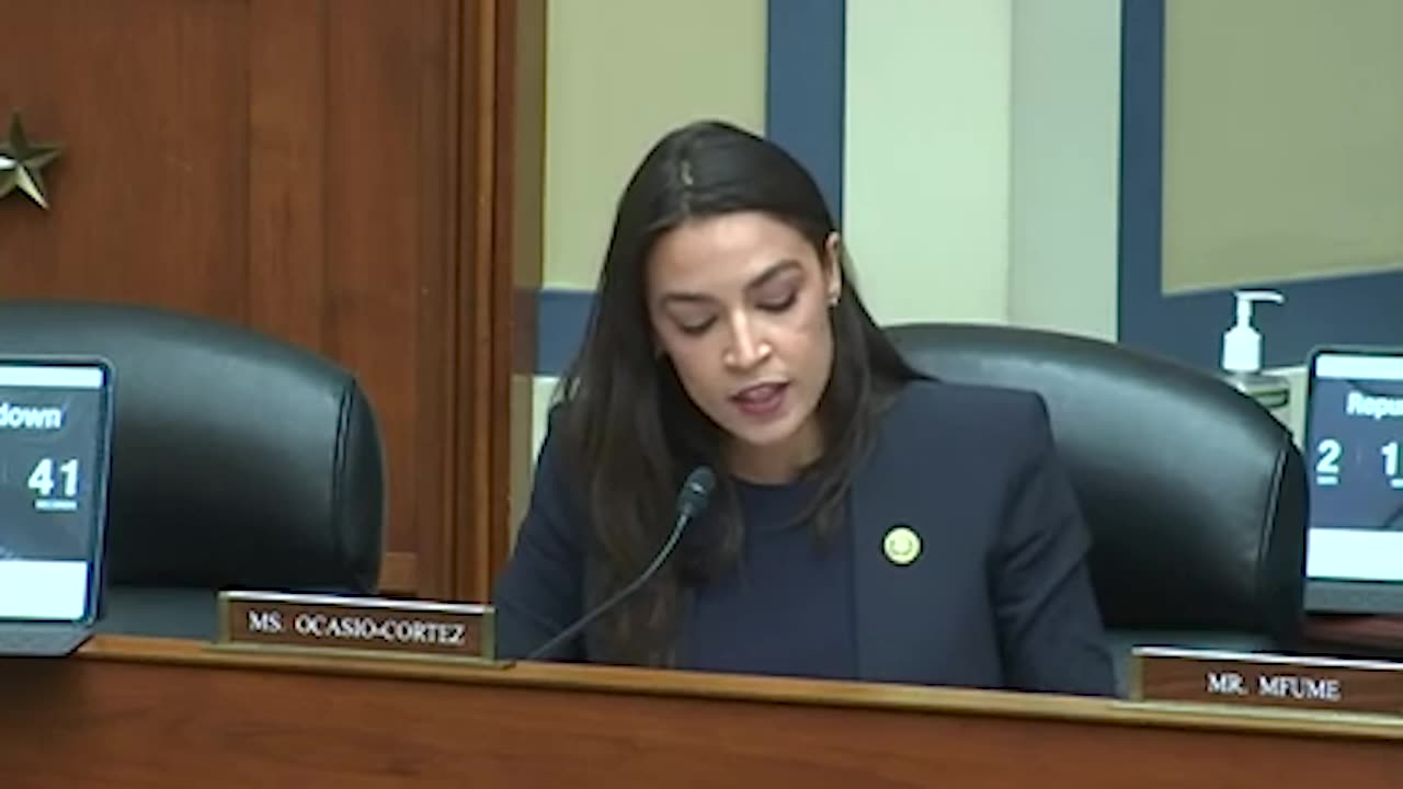 AOC admits to lying