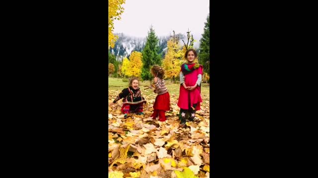 Autumn enjoyment in Kashmir