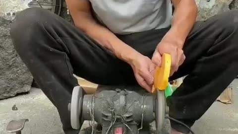 Amazing shoe making video must watch its new trick