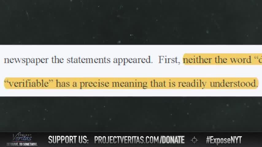 NYT Attorneys Claim Words Don't Have "Meaning" In Attempt to Avoid Discovery in PV Defamation Case