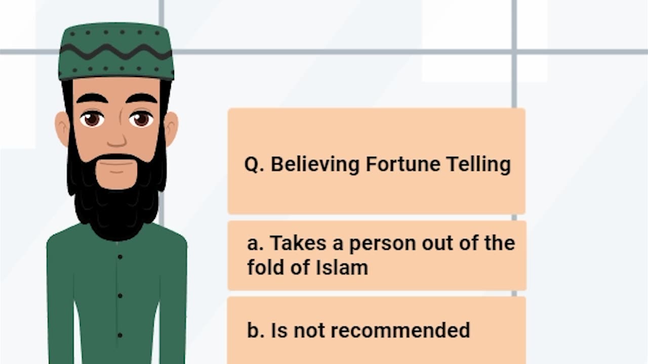 Q. Believing Fortune Telling | #hadith #muslim #islam |