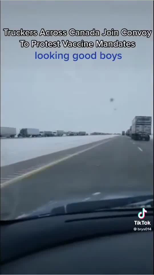 Truckers across Canada join convoy