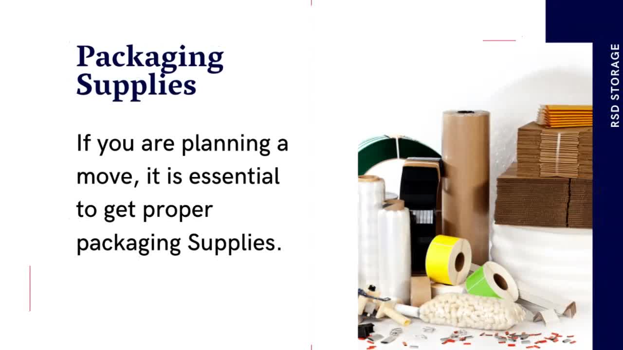 Public Storage and Packing Supplies