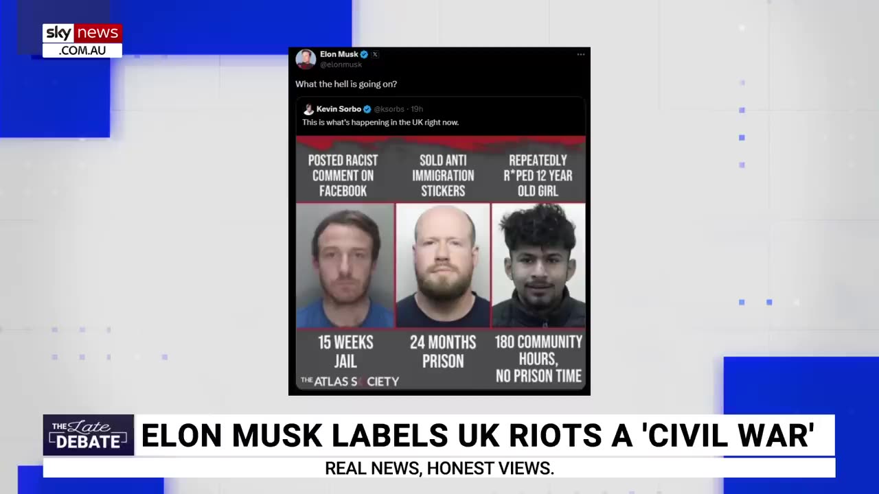 Elon Musk on UK riots : Not Intimidated