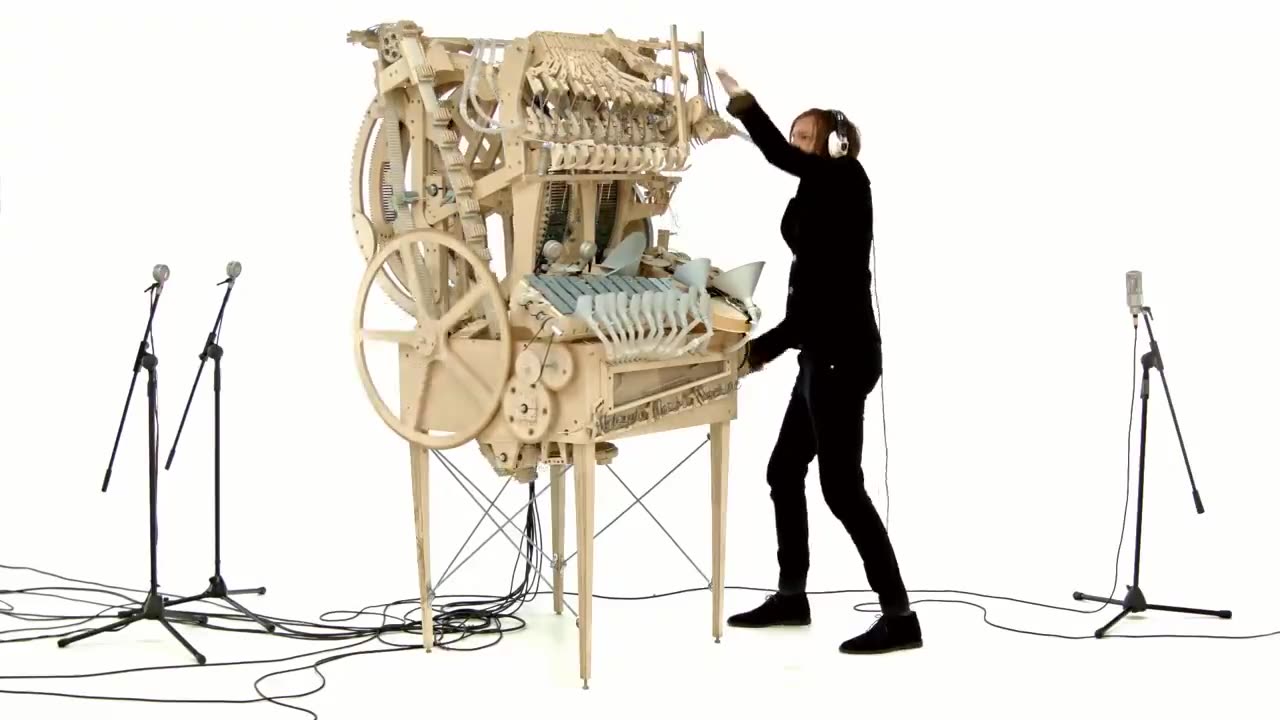 Sound of music machine made of marble