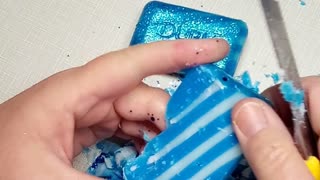 ASMR Beautiful painted Duru Soap Set Cutting