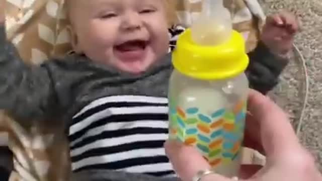 Cute chubby baby - Funny video