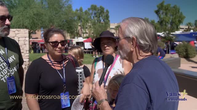 Van Interviews Riders USA and Event Goers at Red Rally