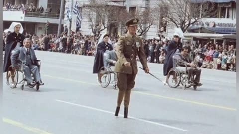 Parade without legs!1940#Bones_ Greek_heroes_unburied_of_heroes!