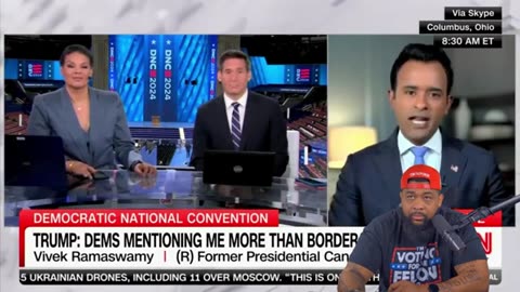 OFFICER TATUM Vivek Ramaswamy HAMMERS Woke CNN Hosts AT DNC HIDING KAMALA!