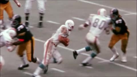 Larry Csonka Off Tackle Right vs.Steelers 1972