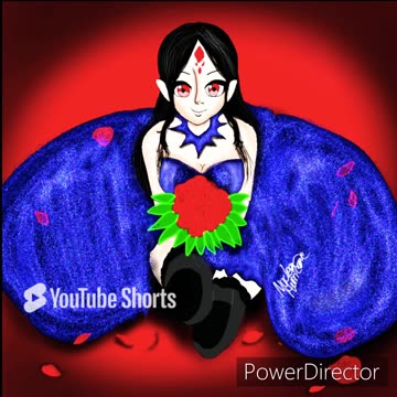 Oc nuclear speedpaint with a starry dress