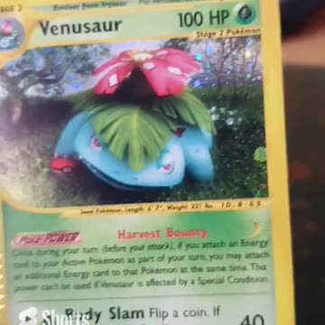 Pokemon Venusaur 30/165 Holofoil 2002