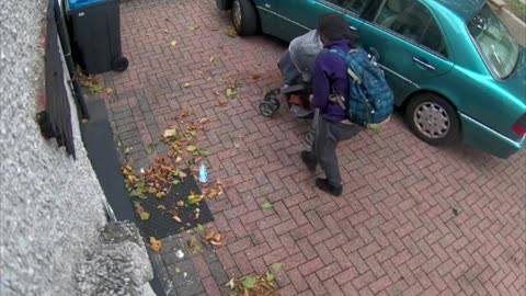 Parcel Thief Caught Relieving Herself in Driveway
