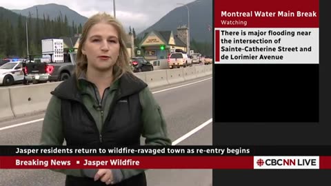 Wildfire evacuees return to Jasper as re-entry begins