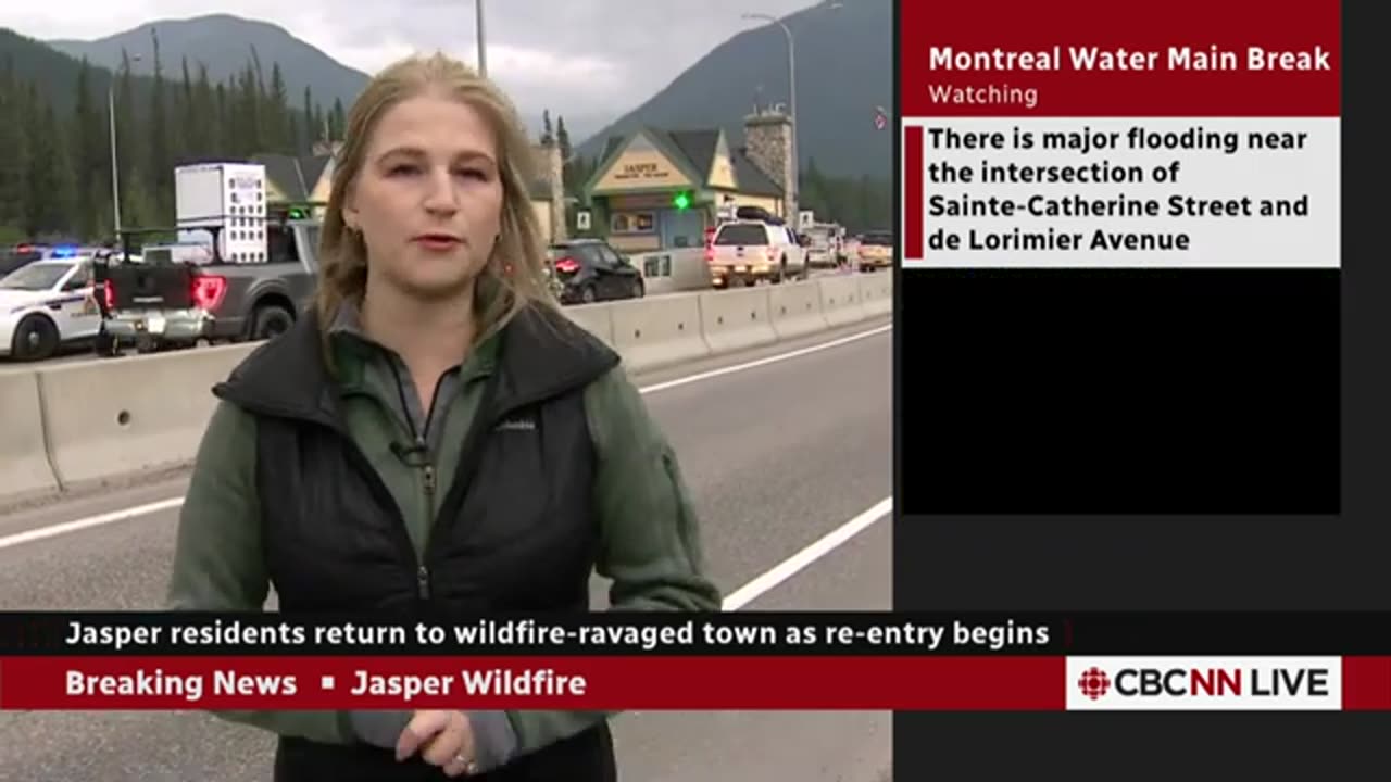 Wildfire evacuees return to Jasper as re-entry begins