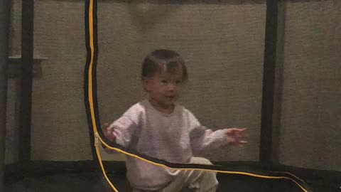 Jumping on the Trampoline